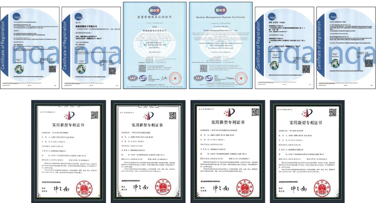product certificates product certificates